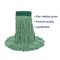 Boardwalk 5 in Looped-End Wet Mop, Green, Cotton/Synthetic, BWK502GNEA BWK502GNEA - alternate 3
